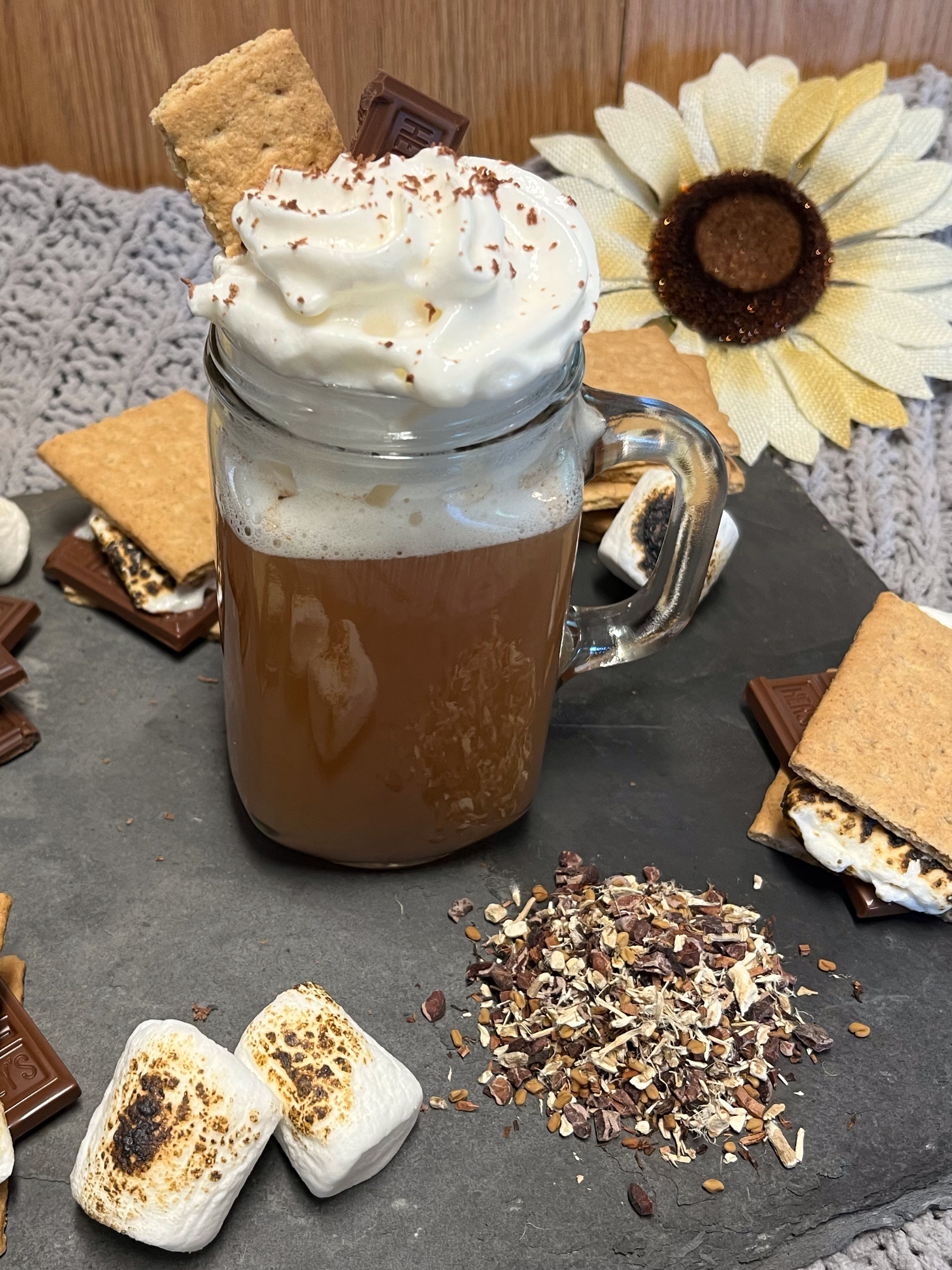 Smores ~ Seasonal Cozy Campfire Treat Fall Herbal Tea Blend | Purple ...